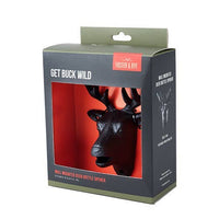 GET BUCK WILD :: Cast Iron Wall Mounted Deer Bottle Opener