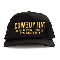 Cowboy Hat - Black/Gold