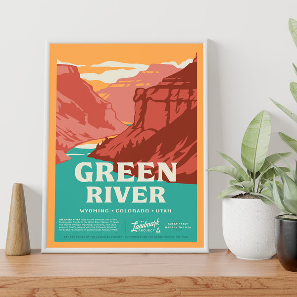 Green River - 12x16 Poster