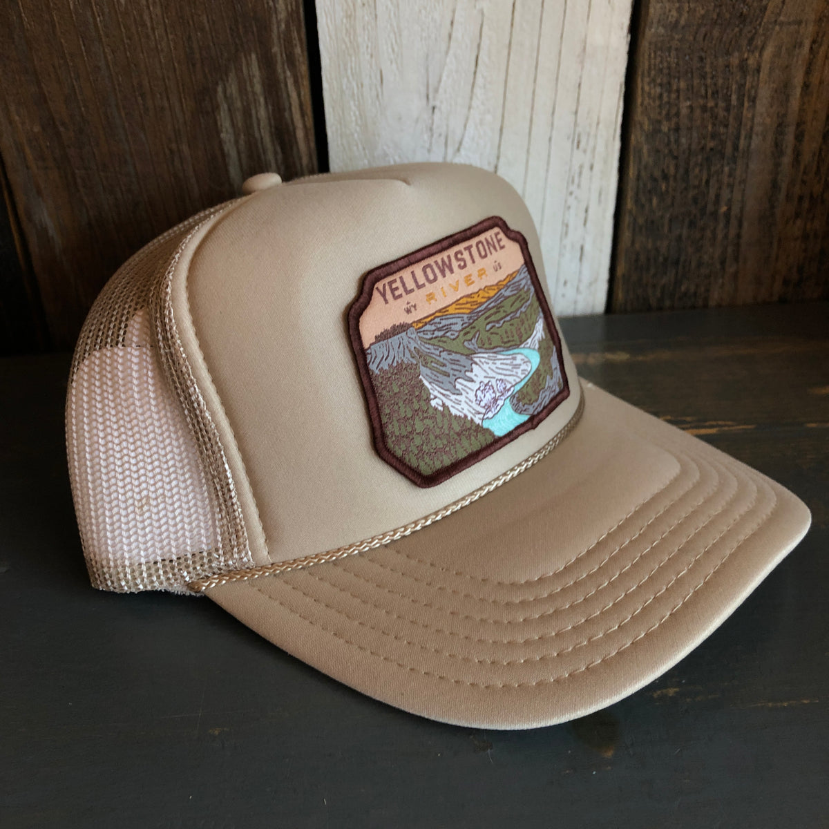 YOSEMITE NATIONAL PARK High Crown Trucker Hat - Olive – Wicked+