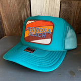 Hermosa Beach GOLF CARTS & YOGA PANTS High Crown Trucker Hat - Jade Green