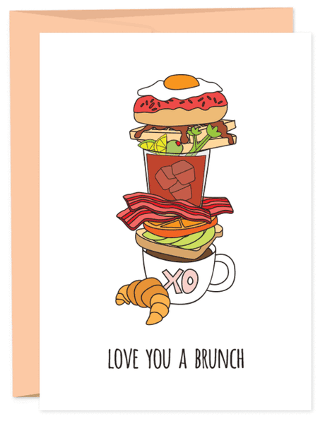 LOVE YOU A BRUNCH Greeting Card