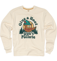 Give A Hoot Crewneck Sweatshirt