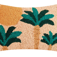 Sunset Palm Trees Hook Pillow 🌴 Hook Pillow