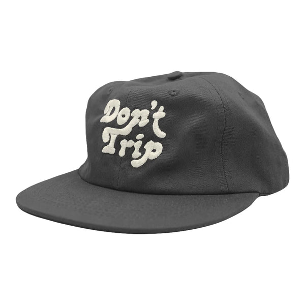 DON'T TRIP STRAPBACK HAT - Charcoal
