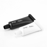 Refillable Toothpaste Tubes - Black/White