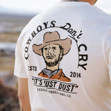 COWBOYS DON'T CRY Tee - White White