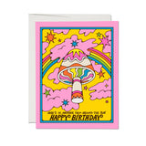 Here's To Another Trip Around The Sun :: Happy Birthday Greeting Card