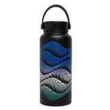 PARKS PROJECT ACADIA MIDNIGHT WAVES 32OZ. INSULATED WATER BOTTLE