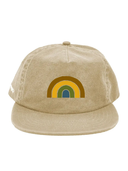 Rainbow Chenille Patch Grandpa Hat