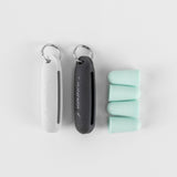 Travel Earplugs Kit - Black/White