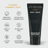 HWG :: Natural Body Wash :: Pinewood Scent (8 oz)