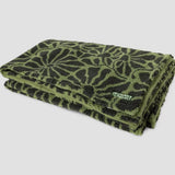 High Desert Wildflowers High Pile Fleece Throw- Fern