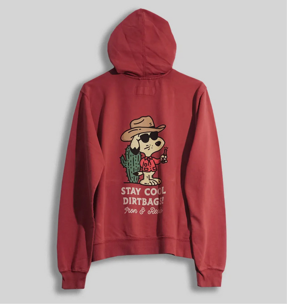 Stay Cool Dirtbags! Hoodie - Marsala