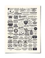 National Park Type - 18x24 Poster