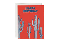 Happy Birthday :: Saguaro Cactus Greeting Card