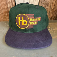 Hermosa Beach THE NEW STYLE 6 Panel Mid Profile Baseball Cap  - Brushed Bull Denim