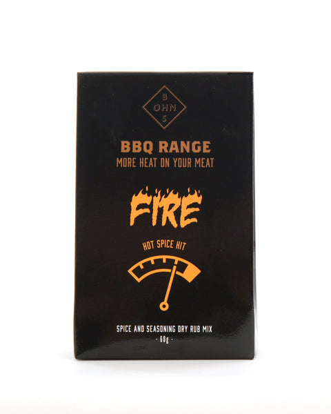 Fire - BBQ range. More heat on your meat. HOT spice hit. - 60g