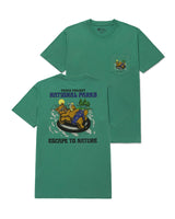 Escape to Nature Bear Float Pocket Tee - Sage