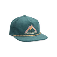 Corduroy Trucker Hat - Peak Shadow (Sea Pine) by TOPO DESIGNS