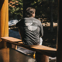 Pelican Postage Longsleeve T-Shirt :: Antique Black