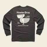 Pelican Postage Longsleeve T-Shirt :: Antique Black