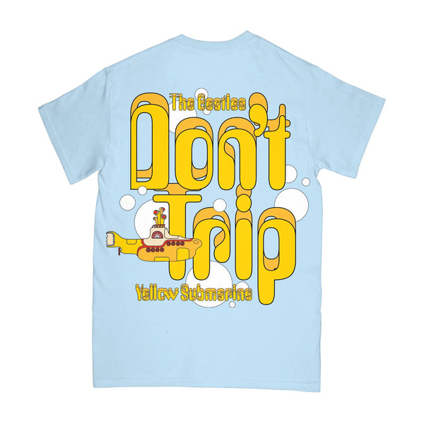 FREE & EASY X THE BEATLES YELLOW SUBMARINE BUBBLES SS TEE - Powder Blue