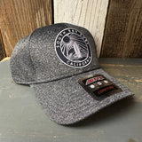 SOUTH BAY SURF (Navy Colored Patch) 6 Panel Low Profile Baseball Cap - Heather Black