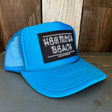 Hermosa Beach ROPER Trucker Hat - Neon Blue