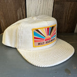 Hermosa Beach MUY HERMOSA Vintage Corduroy Hat - Beige