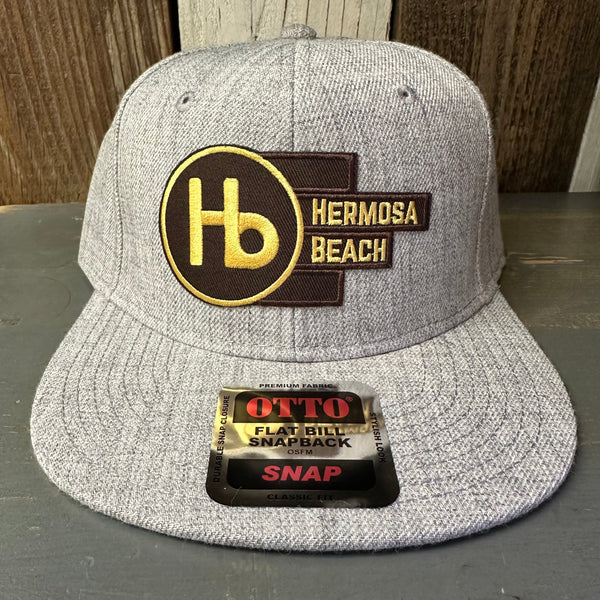 Hermosa Beach THE NEW STYLE 5-Panel Mid Profile Snapback Hat - Grey