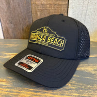 Hermosa Beach ARE YOU ESTABLISHED? - 6 Panel Low Profile Baseball Cap - Black