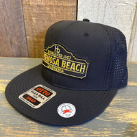 Hermosa Beach ARE YOU ESTABLISHED? - "OTTO SNAP" 6 Panel Snapback Hat Cap - Black