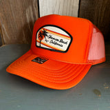 Hermosa Beach RETRO SUNSET Trucker Hat - Orange