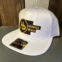 Hermosa Beach THE NEW STYLE 6 Panel Mid Profile Snapback Hat - White
