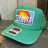 Hermosa Beach 72 & SUNNY High Crown Trucker Hat - Cactus Green