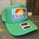 Hermosa Beach 72 & SUNNY High Crown Trucker Hat - Cactus Green