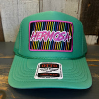 Hermosa Beach HERMOSA'84 Trucker Hat - Cactus Green