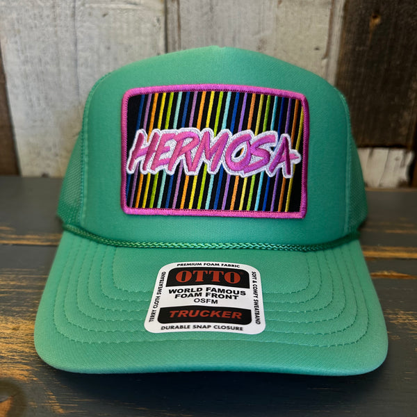 Hermosa Beach HERMOSA'84 Trucker Hat - Cactus Green
