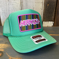 Hermosa Beach HERMOSA'84 Trucker Hat - Cactus Green