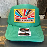 Hermosa Beach MUY HERMOSA Trucker Hat - Cactus Green