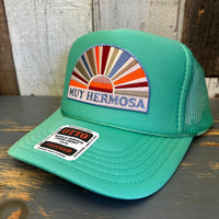 Hermosa Beach MUY HERMOSA Trucker Hat - Cactus Green