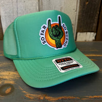 SO FAR :: SO BUENO High Crown Trucker Hat - Cactus Green