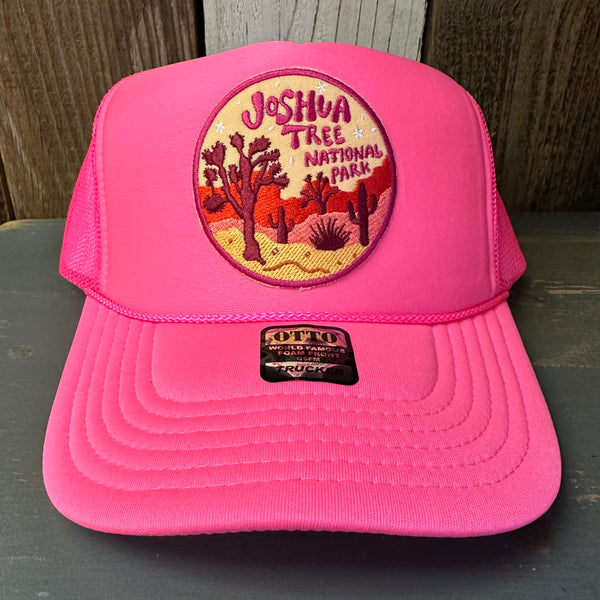 JOSHUA TREE NATIONAL PARK, CALIFORNIA Trucker Hat - Neon Pink