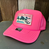 PALM SPRINGS, CALIFORNIA Trucker Hat - Neon Pink