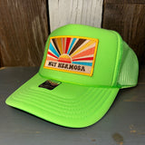 Hermosa Beach MUY HERMOSA Trucker Hat - Neon Green