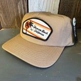 Hermosa Beach RETRO SUNSET - 5 Panel Hat - Khaki