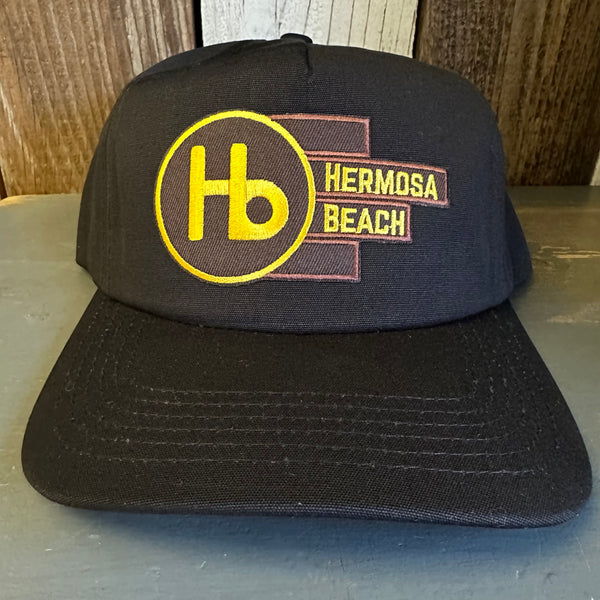 Hermosa Beach THE NEW STYLE - 5 Panel Hat - Black