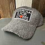 Hermosa Beach HERMOSA IS FOR LOVERS 6 Panel Sherpa Cap - Grey
