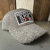 Hermosa Beach HERMOSA IS FOR LOVERS 6 Panel Sherpa Cap - Grey